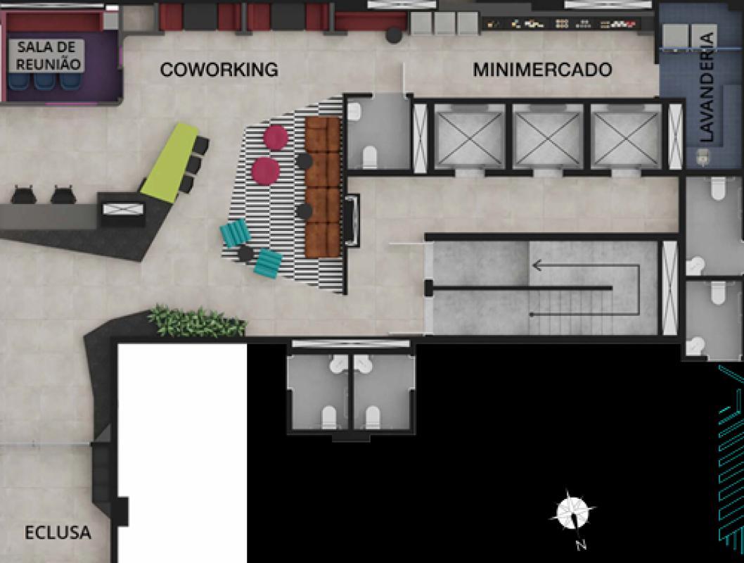 Apartamento, Boa Viagem, 1 Quarto, 0 Vaga