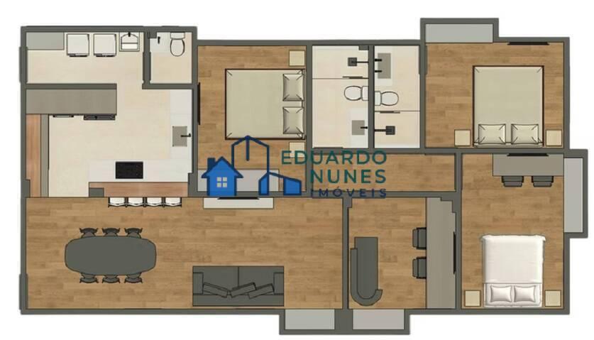 Apartamento, Sion, 4 Quartos, 2 Vagas, 1 Suíte