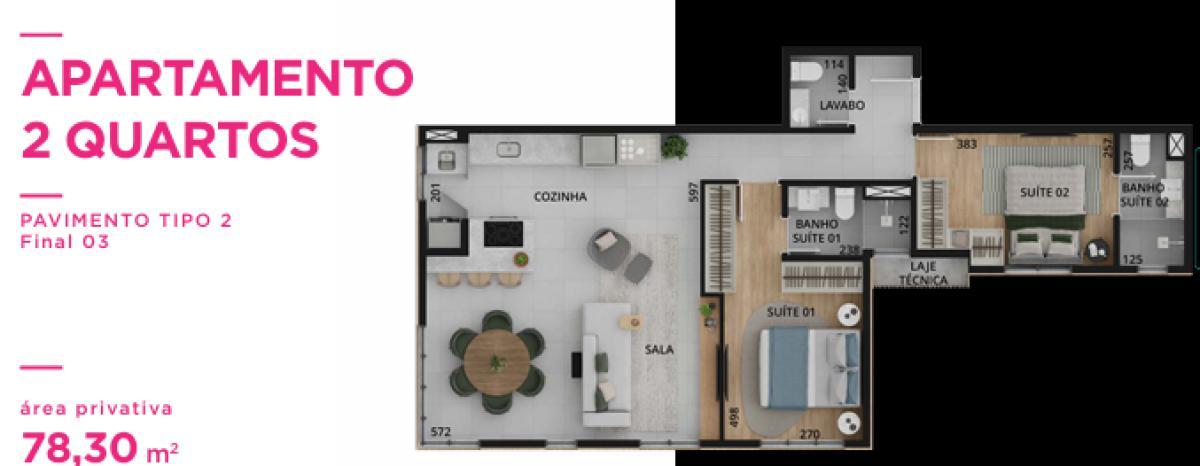 Apartamento, Boa Viagem, 2 Quartos, 2 Vagas, 2 Suítes