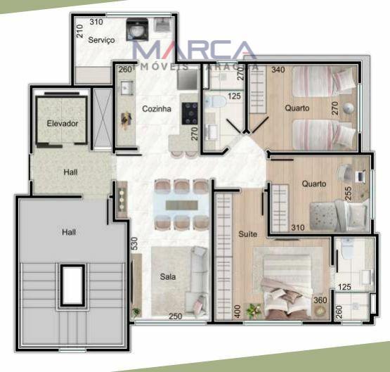 Apartamento, Pampulha, 3 Quartos, 2 Vagas
