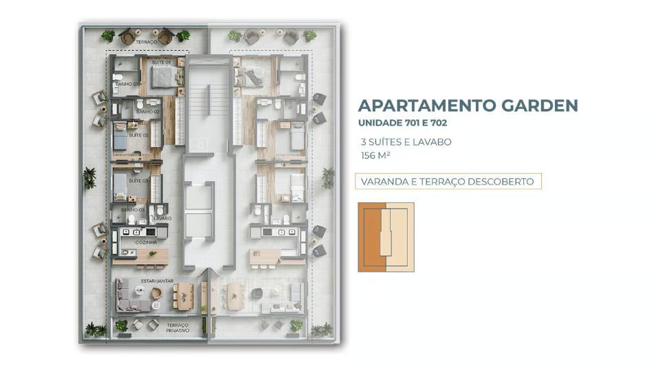 Cobertura, Savassi, 3 Quartos, 2 Vagas, 3 Suítes