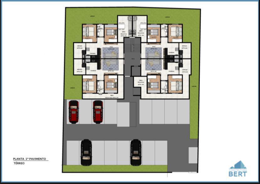 Apartamento, Copacabana, 2 Quartos, 1 Vaga