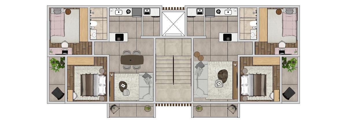Cobertura, Coqueiros, 2 Quartos, 1 Vaga