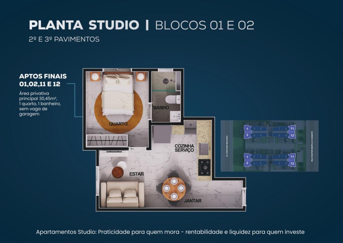 Apartamento, São Bernardo, 2 Quartos, 1 Vaga