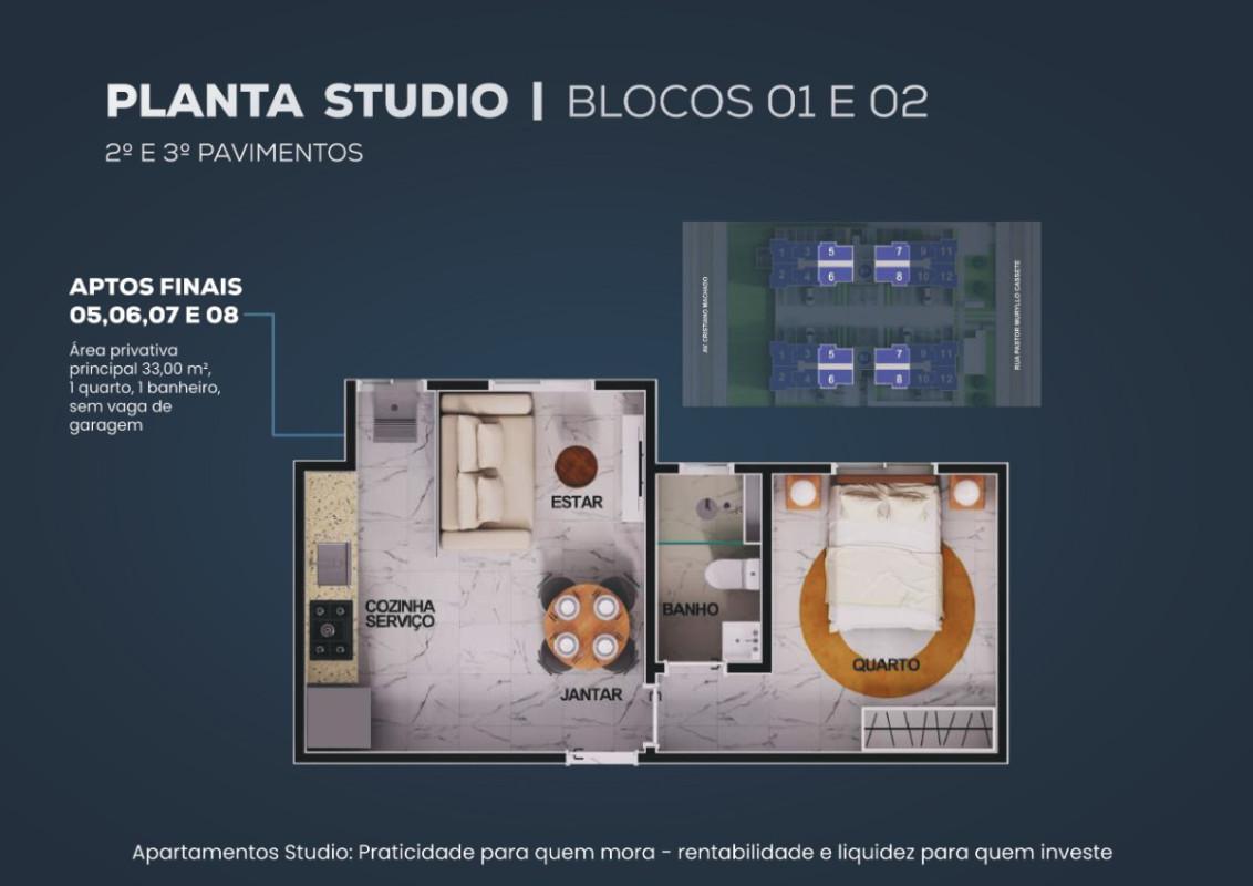 Cobertura, São Bernardo, 2 Quartos, 1 Vaga