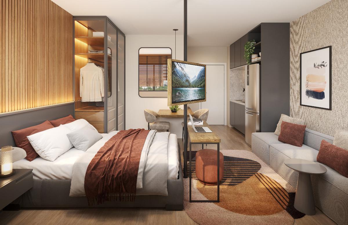 Apartamento, Lourdes, 1 Quarto, 1 Vaga, 1 Suíte