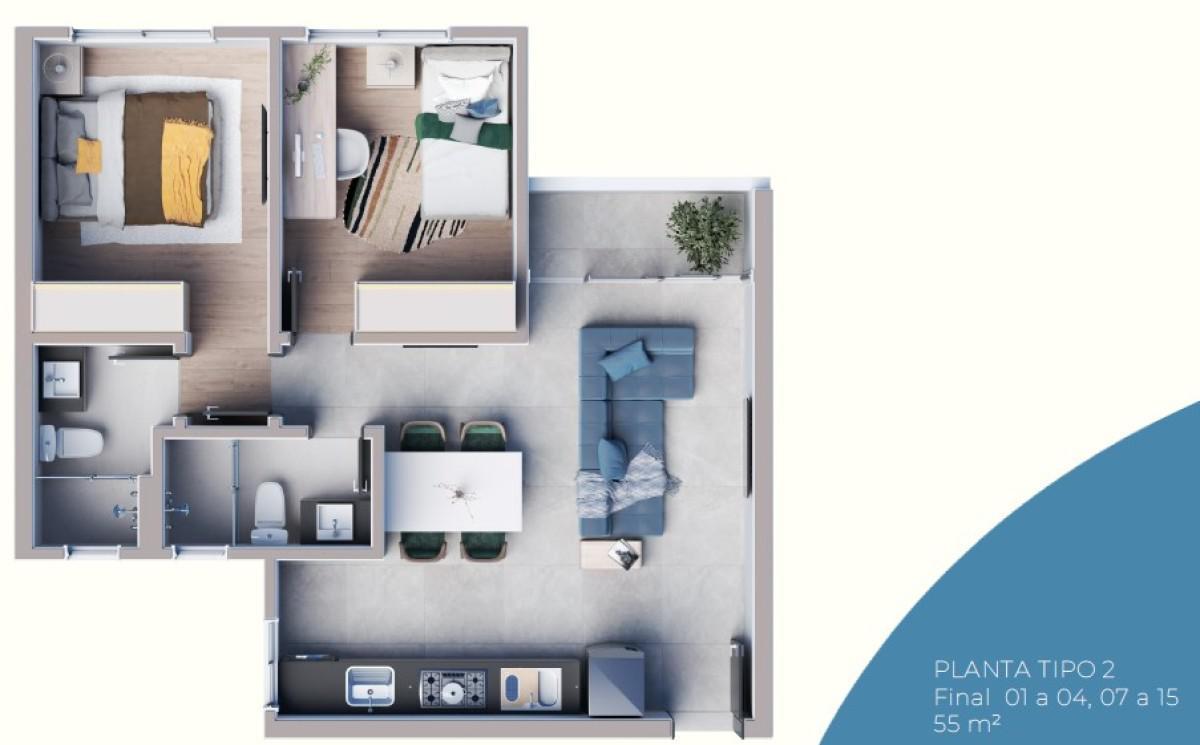 Apartamento, São Luiz (pampulha), 2 Quartos, 2 Vagas, 1 Suíte