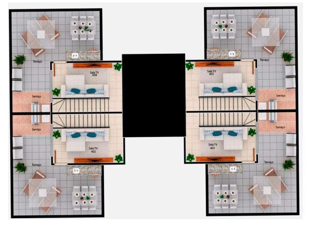 Apartamento, Xangri-lá, 2 Quartos, 1 Vaga