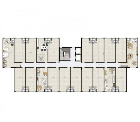 Sala, Buritis, 1 Vaga