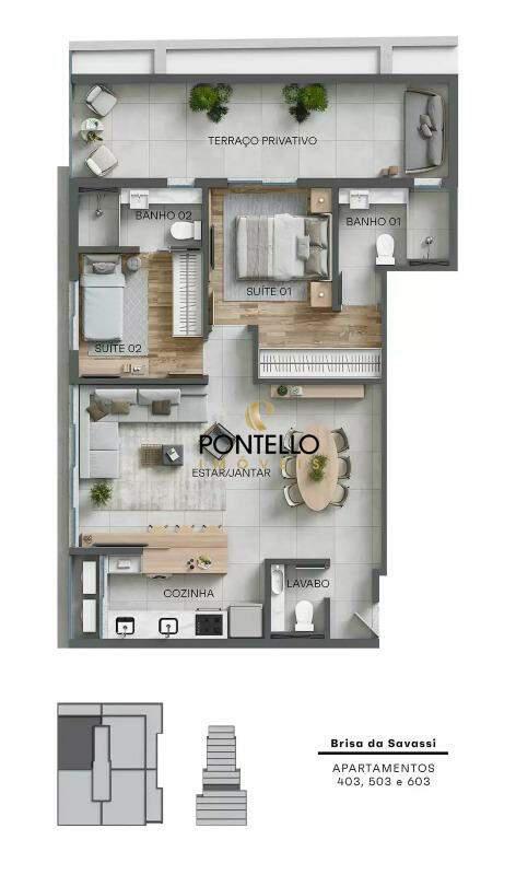 Apartamento, Savassi, 2 Quartos, 2 Vagas, 2 Suítes