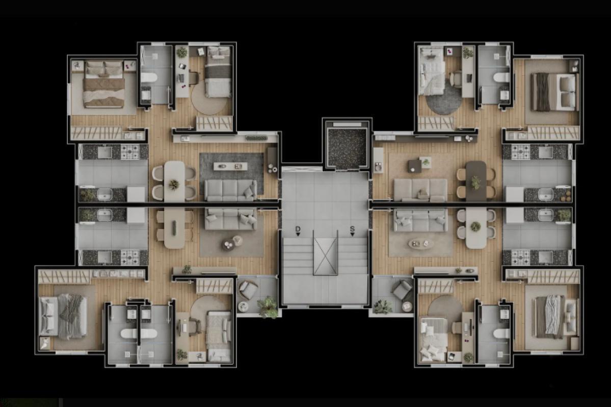 Apartamento, Aparecida, 2 Quartos, 1 Vaga, 1 Suíte