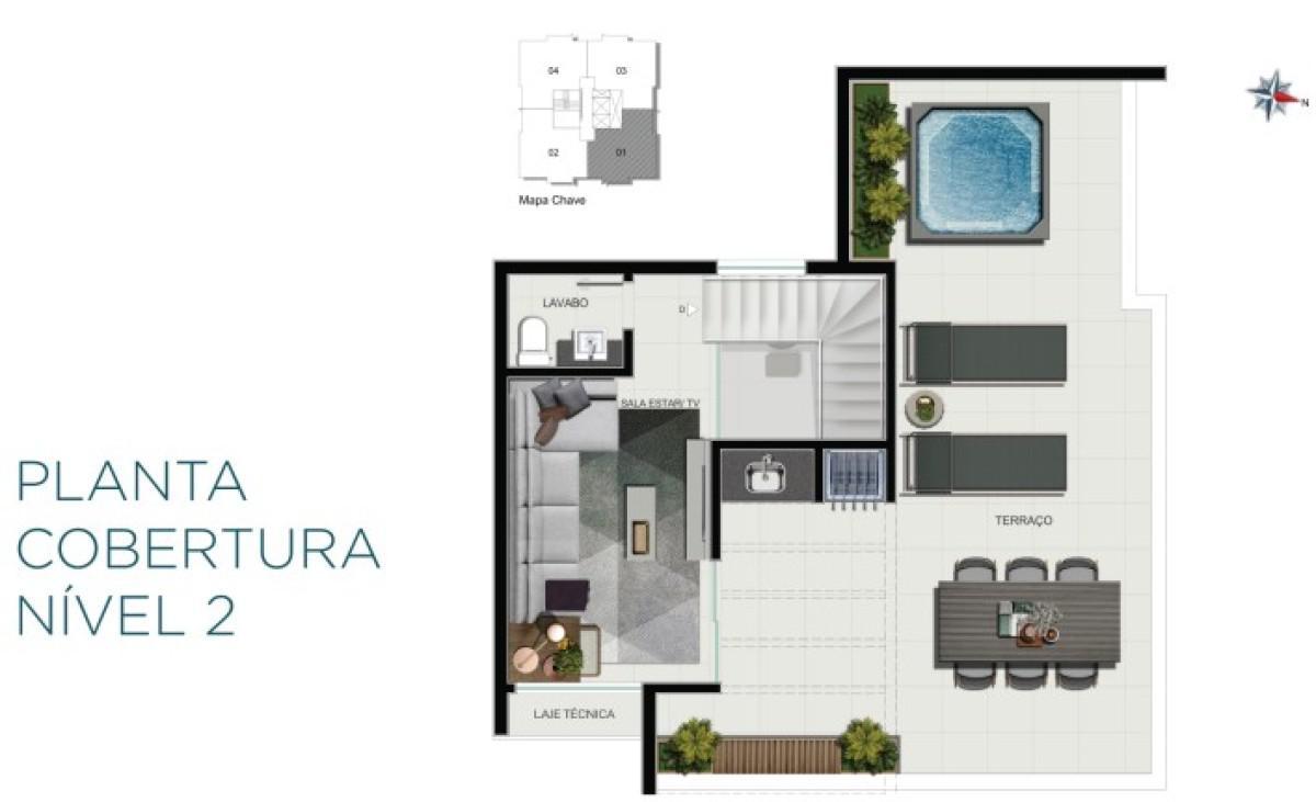 Cobertura, Nova Suíssa, 2 Quartos, 2 Vagas, 1 Suíte