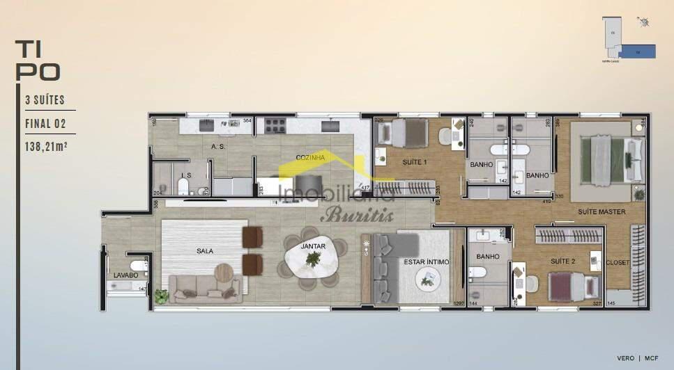 Apartamento, Santo Antônio, 4 Quartos, 3 Vagas, 2 Suítes