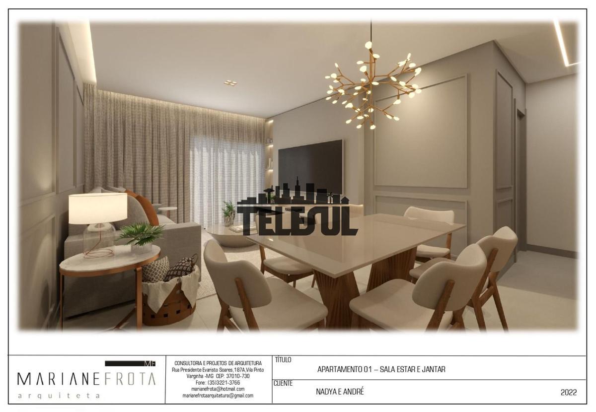 Apartamento, Jardim Andere, 3 Quartos, 2 Vagas, 1 Suíte