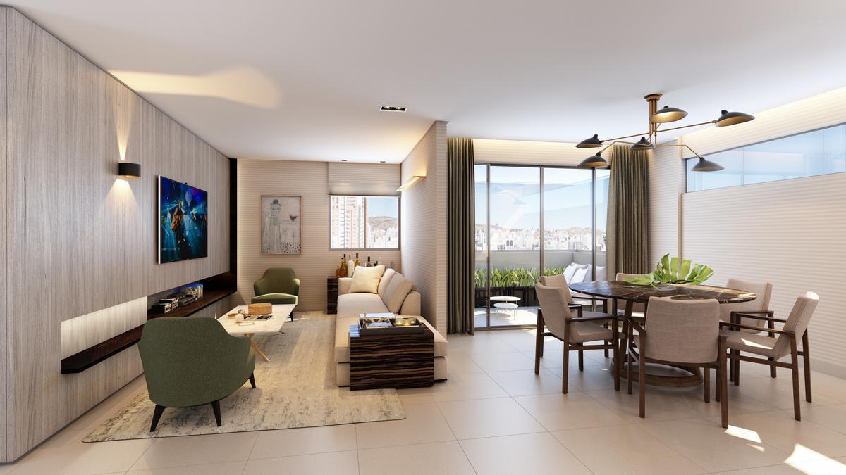 Apartamento, Funcionários, 4 Quartos, 3 Vagas, 2 Suítes