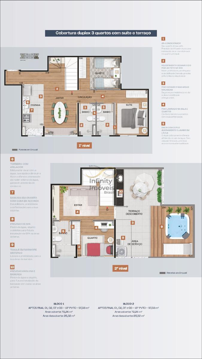 Cobertura, Glória, 3 Quartos