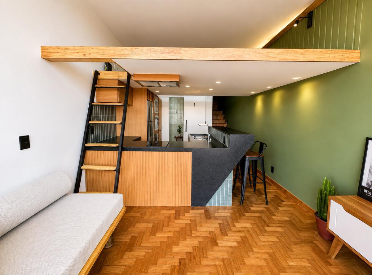 Apartamento, Santo Agostinho, 1 Quarto, 0 Vaga, 1 Suíte