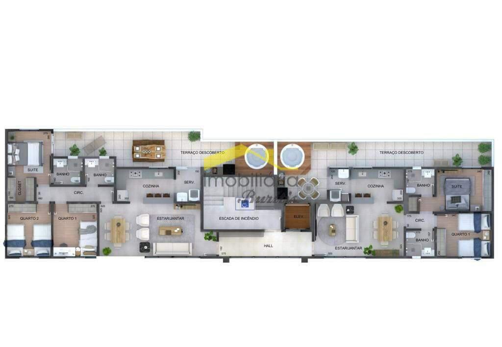 Apartamento, Jardim América, 3 Quartos, 2 Vagas, 1 Suíte