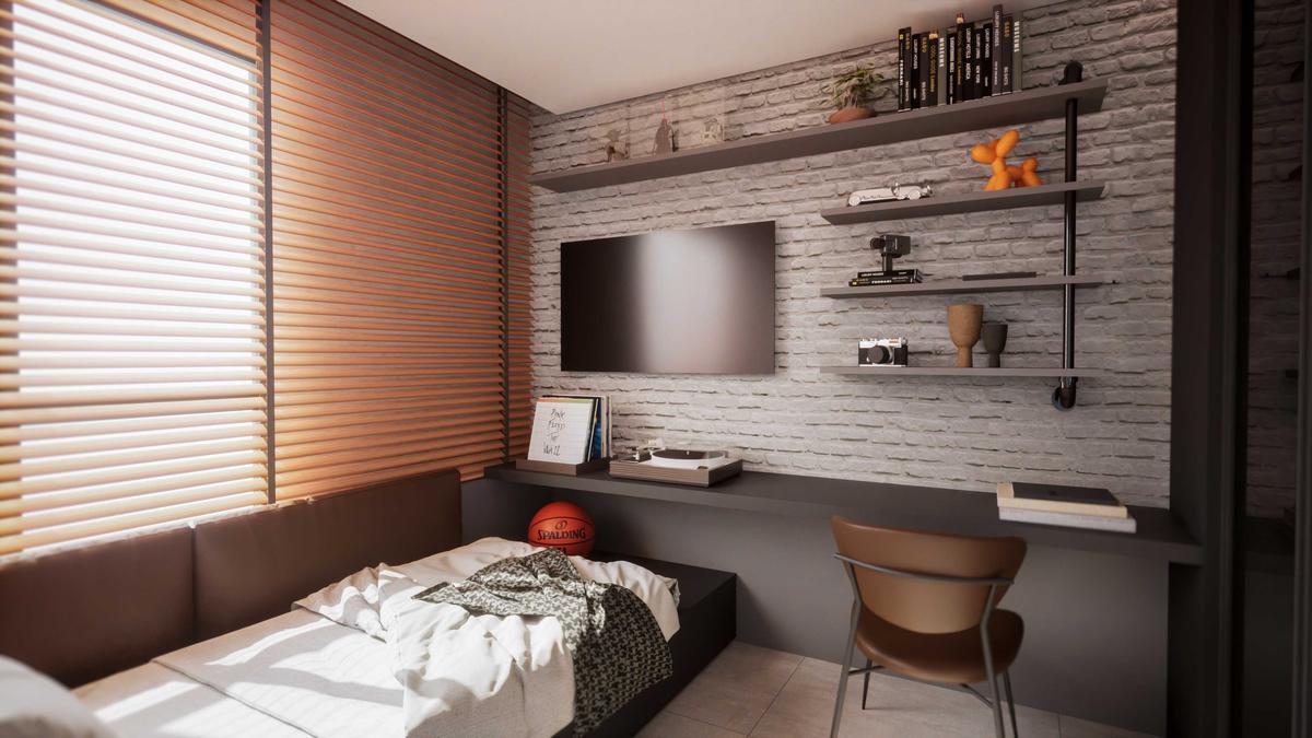 Apartamento, Nova Granada, 2 Quartos, 0 Vaga, 1 Suíte