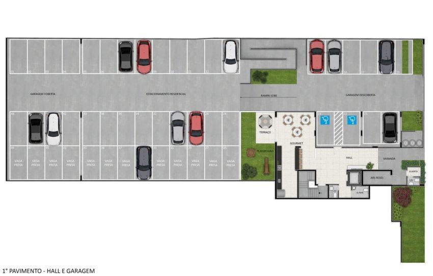 Apartamento, Santa Branca, 2 Quartos, 1 Vaga