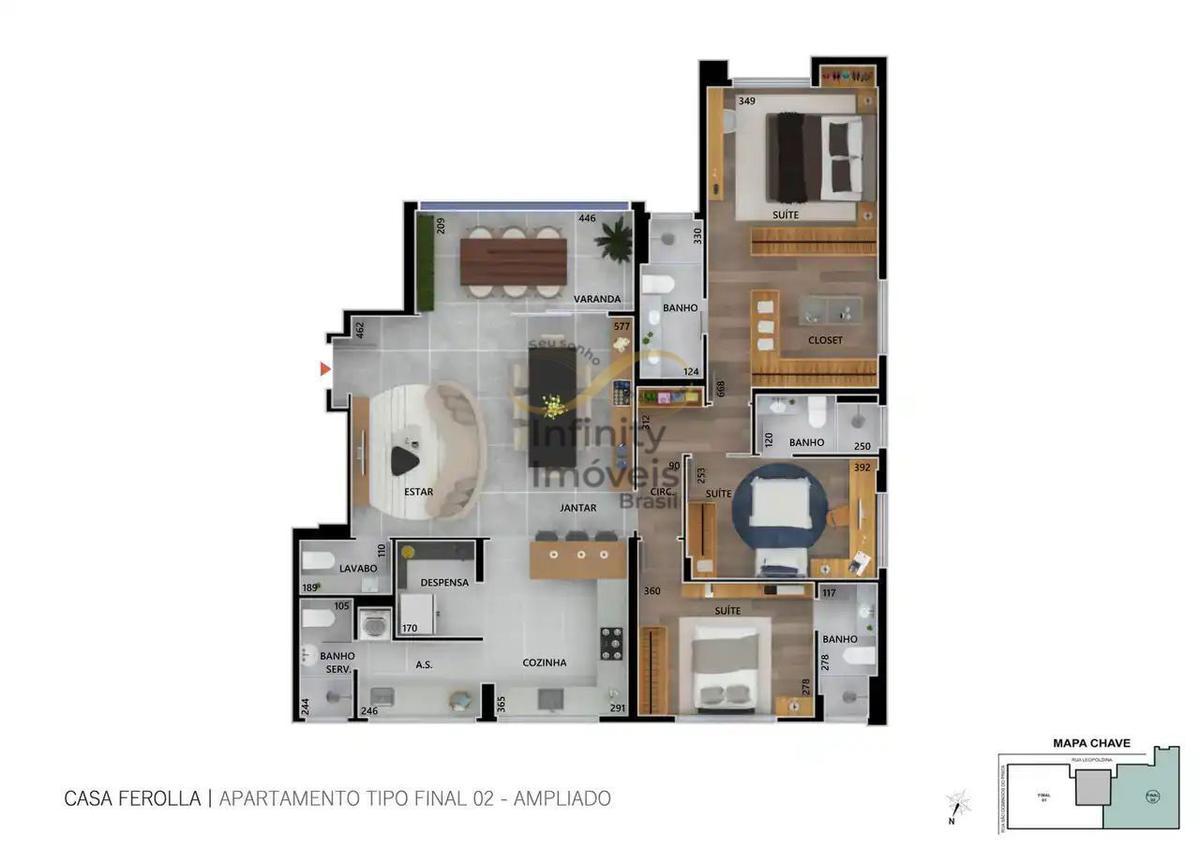 Apartamento, Santo Antônio, 4 Quartos