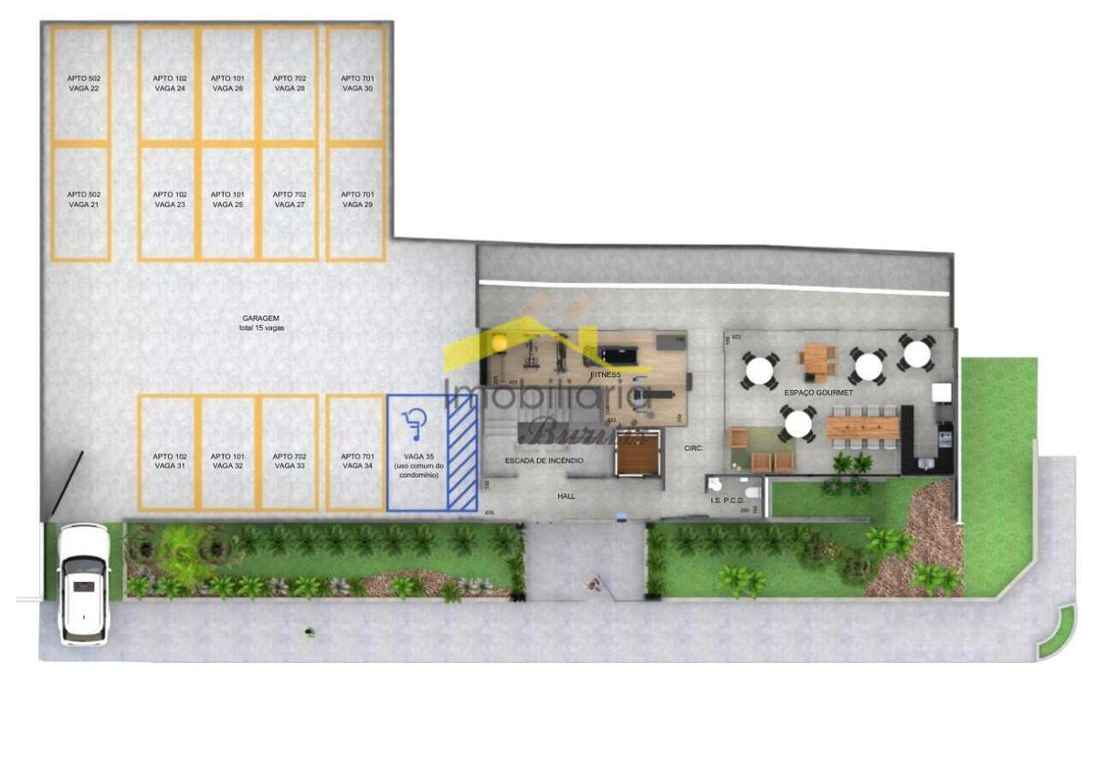 Apartamento, Jardim América, 3 Quartos, 2 Vagas, 1 Suíte