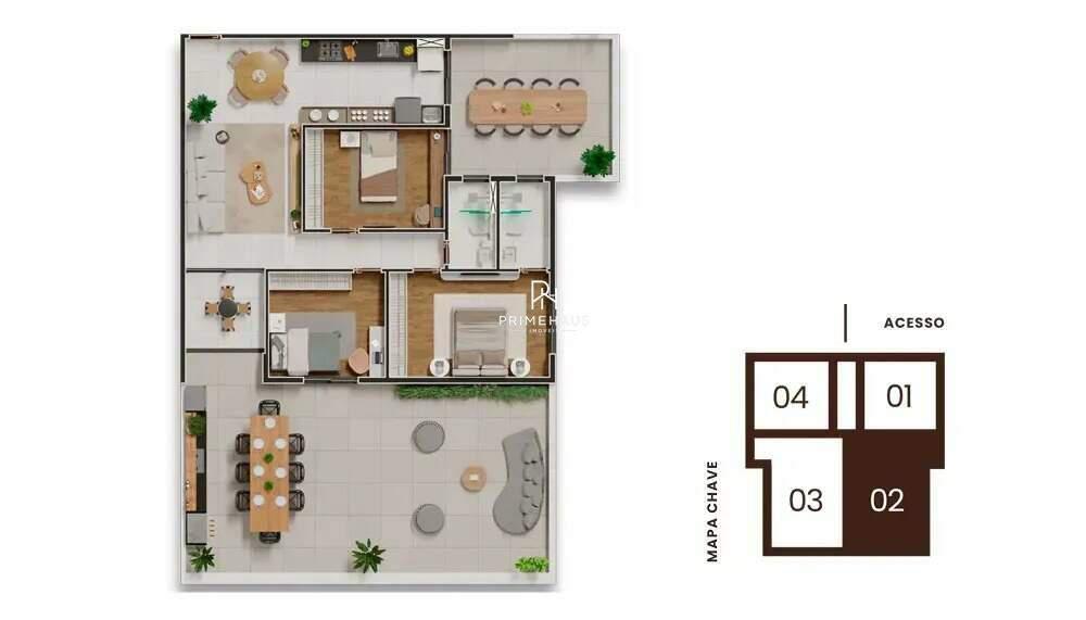 Apartamento, Castelo, 3 Quartos, 2 Vagas, 1 Suíte