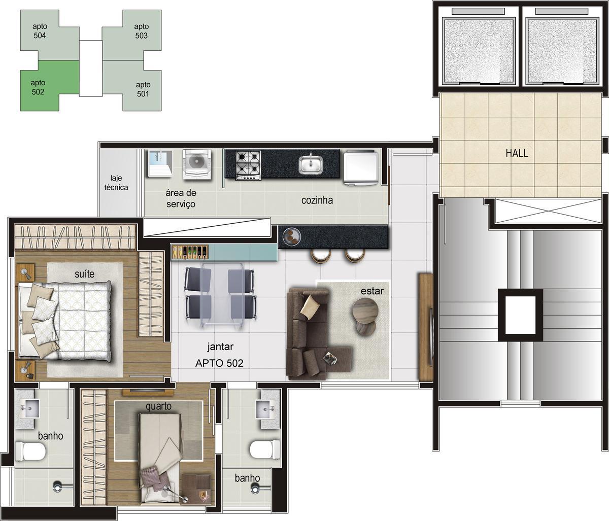 Andar, Santa Efigênia, 0 Quarto, 0 Vaga