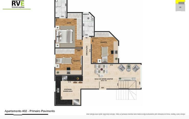 Apartamento, Salgado Filho, 3 Quartos, 2 Vagas, 1 Suíte