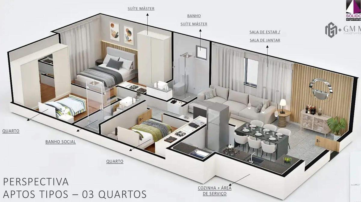Cobertura, Santo Antônio, 2 Quartos, 2 Vagas, 2 Suítes