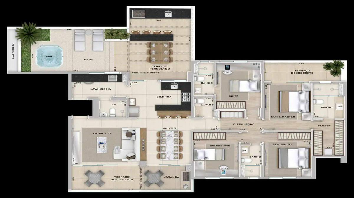 Apartamento, Cruzeiro, 4 Quartos, 3 Vagas, 2 Suítes