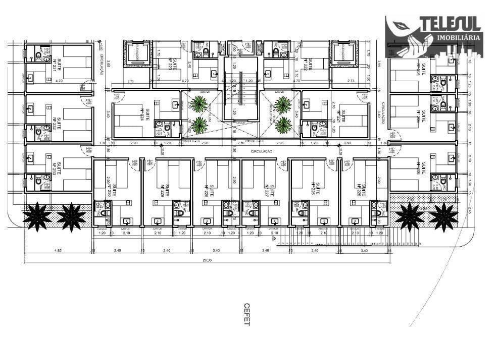 Apart Hotel, Vargem, 1 Quarto, 1 Vaga