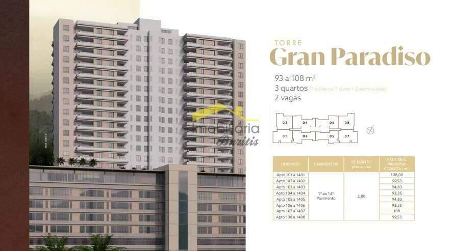 Apartamento, Vila da Serra, 3 Quartos, 2 Vagas, 1 Suíte