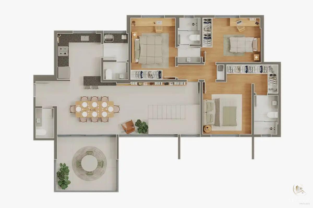 Apartamento, Santa Lúcia, 3 Quartos, 3 Vagas, 1 Suíte
