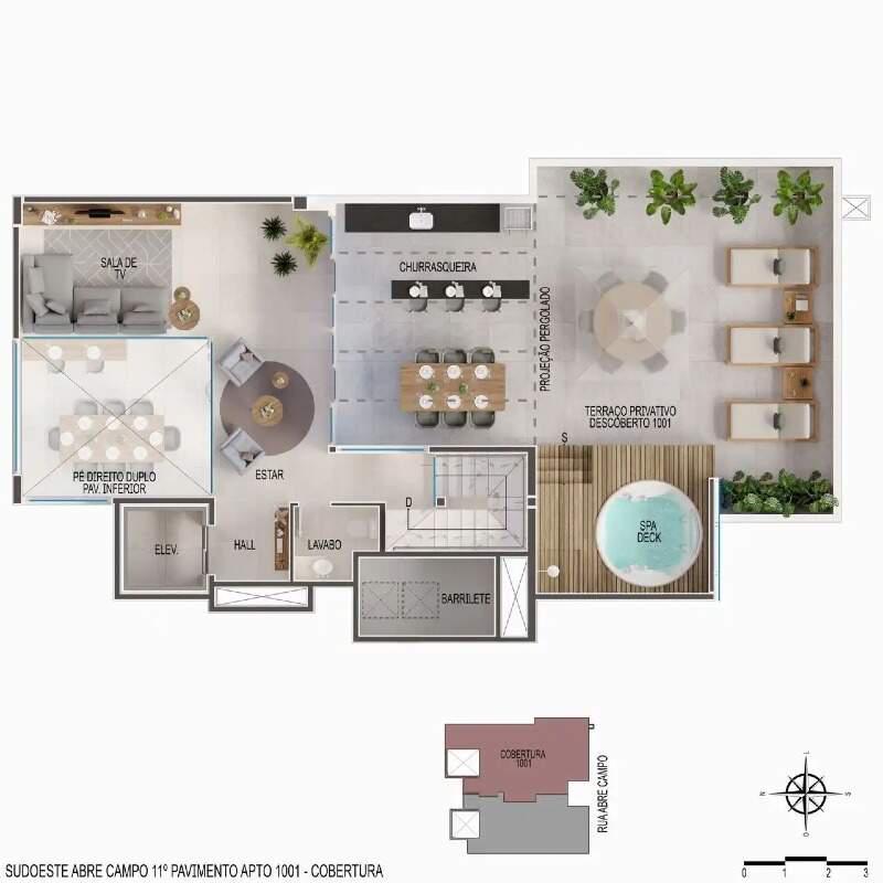 Cobertura, Santo Antônio, 4 Quartos, 4 Vagas, 2 Suítes