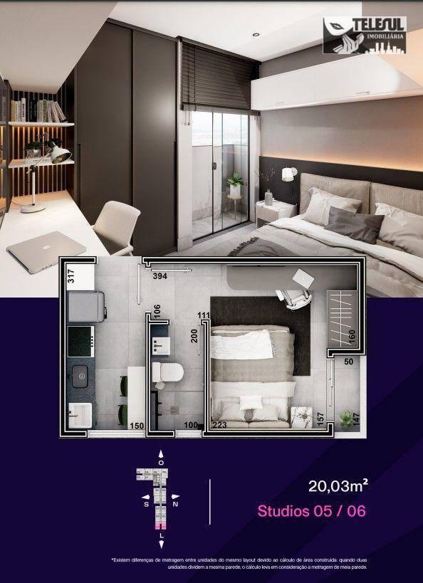 Apartamento, Santa Luiza, 1 Quarto, 0 Vaga, 1 Suíte