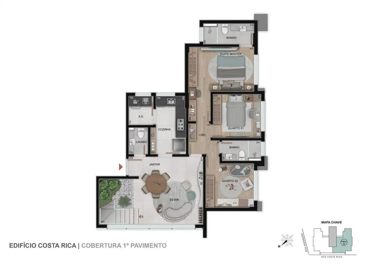 Apartamento, Sion, 3 Quartos, 2 Vagas, 1 Suíte