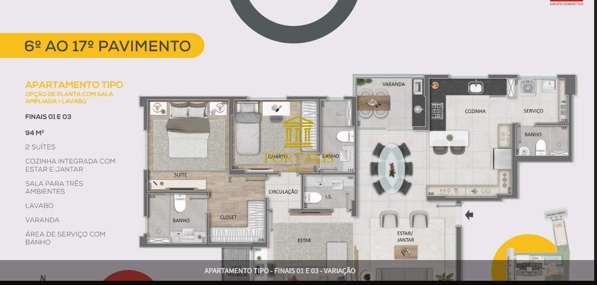 Apartamento, Buritis, 2 Quartos, 2 Vagas, 1 Suíte