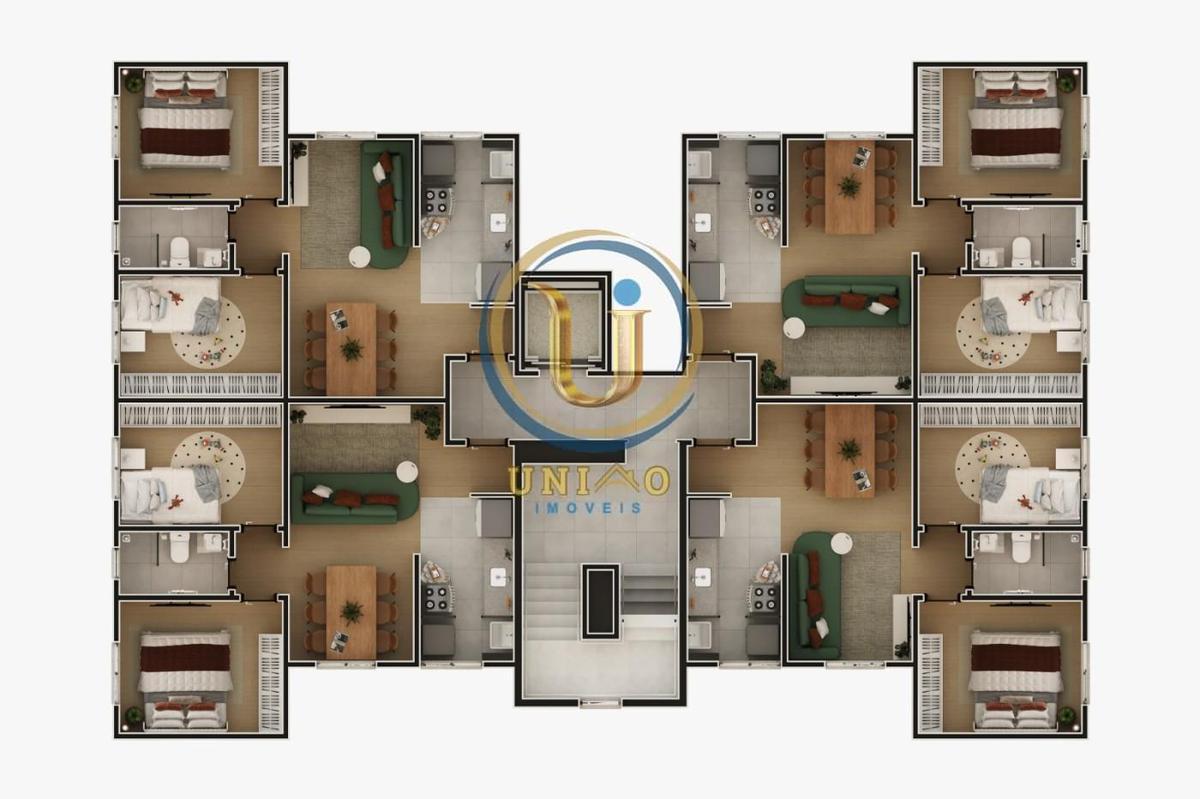Apartamento, Boa Esperança, 2 Quartos, 1 Vaga