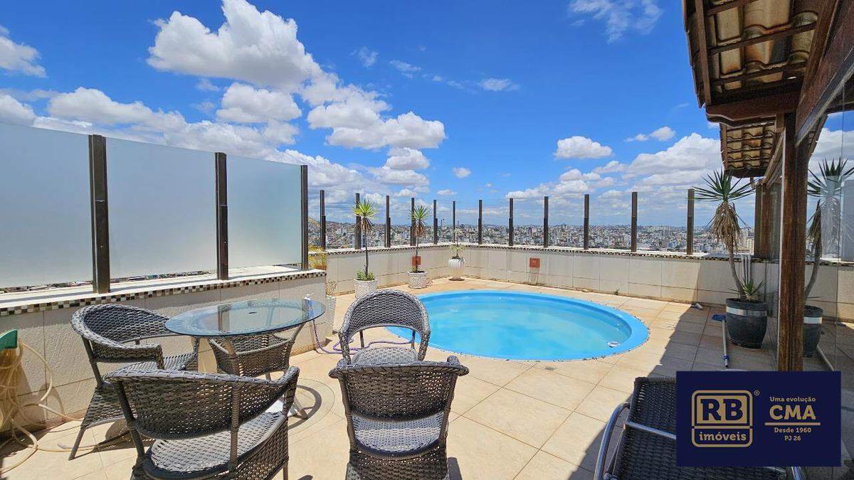 Cobertura, Gutierrez, 4 Quartos, 4 Vagas, 1 Suíte