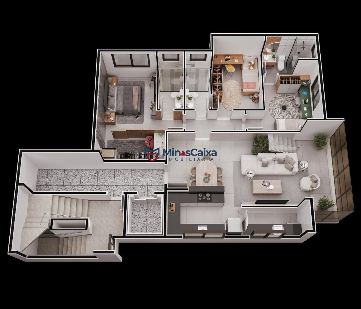 Apartamento, Horto, 3 Quartos, 2 Vagas, 2 Suítes