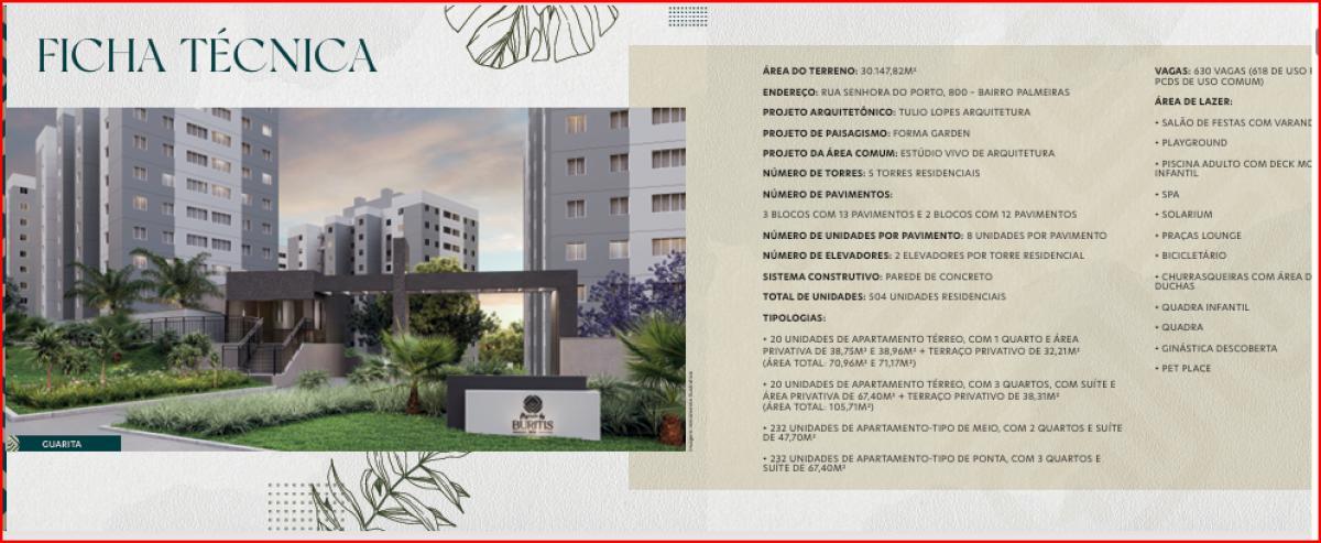 Apartamento, Palmeiras, 2 Quartos, 1 Vaga, 1 Suíte