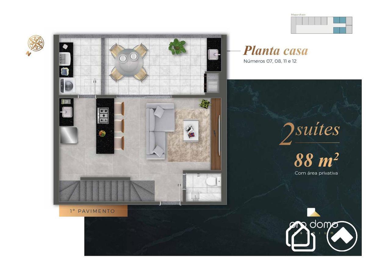 Casa em Condomínio, Buritis, 2 Quartos, 2 Vagas, 2 Suítes