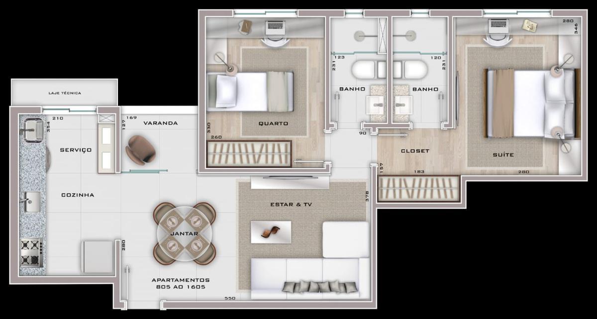 Apartamento, Cidade Nova, 3 Quartos, 2 Vagas, 1 Suíte