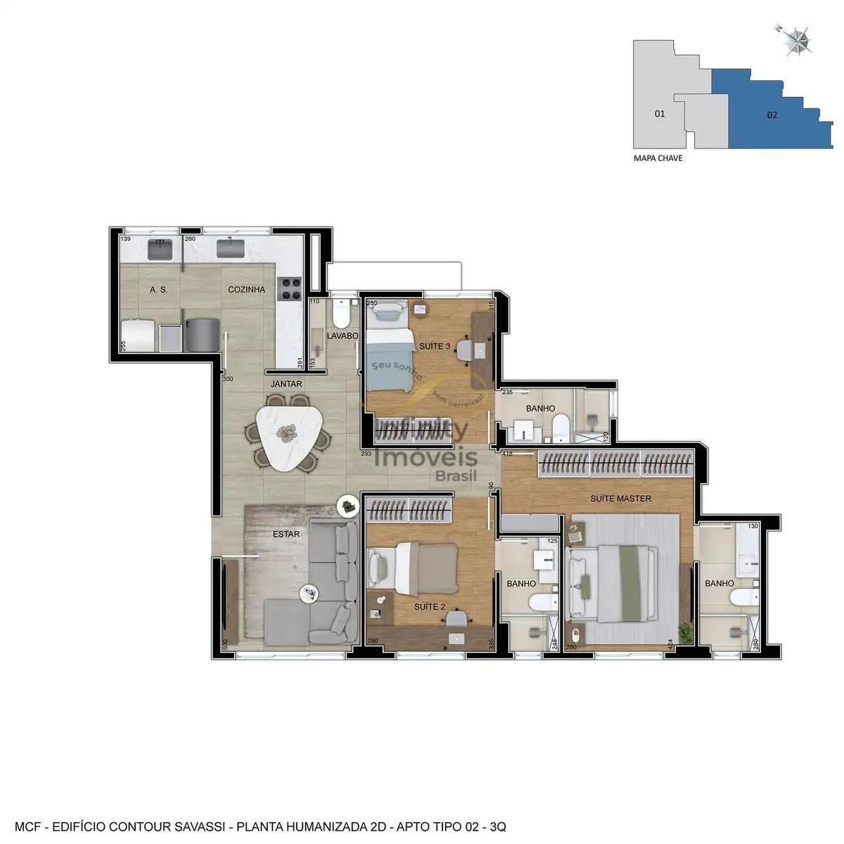 Apartamento, Carmo, 3 Quartos