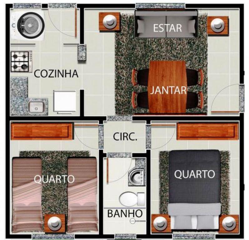 Apartamento, Piratininga (venda Nova), 2 Quartos, 1 Vaga