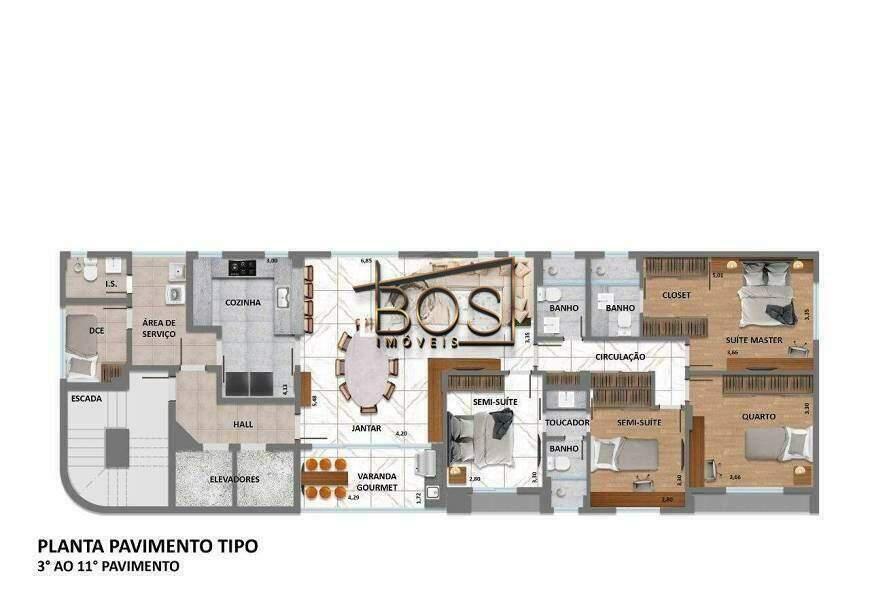 Apartamento, Serra, 4 Quartos, 3 Vagas, 1 Suíte