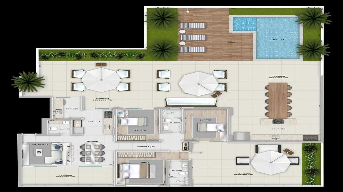 Apartamento, Cruzeiro, 3 Quartos, 2 Vagas, 1 Suíte