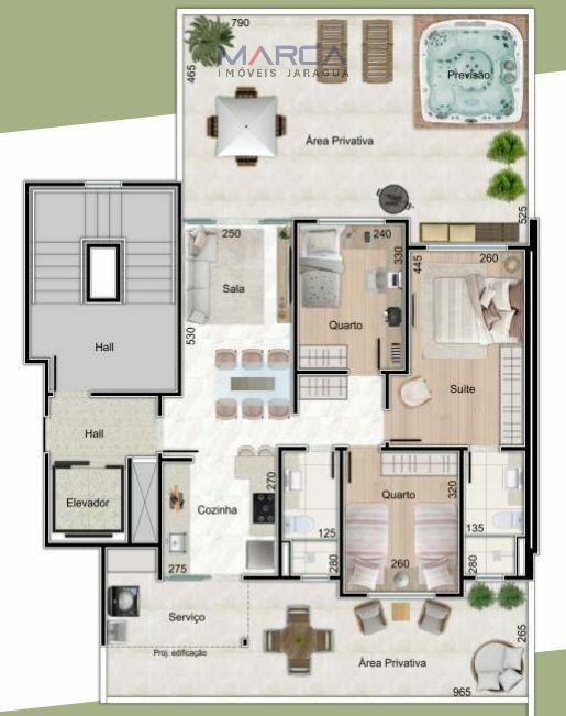 Apartamento, Pampulha, 3 Quartos, 2 Vagas