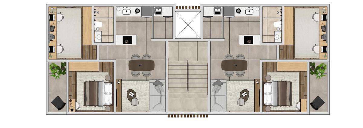 Cobertura, Coqueiros, 2 Quartos, 1 Vaga